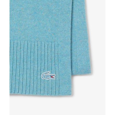 ラコステ（LACOSTE）/フレンチメイドシルクブレンドウールニットマフラー フレンチメイドシルクブレンドウールニットマフラー | LACOSTE