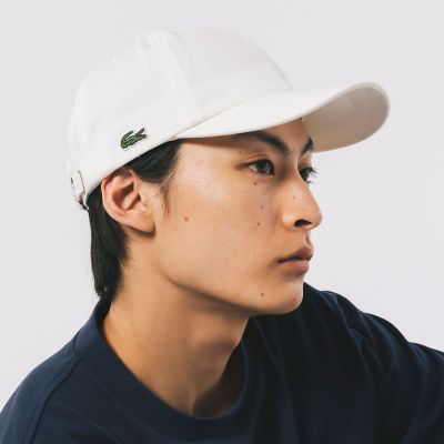 ＜三越伊勢丹/公式＞ LACOSTE/ラコステ フロントブランク6パネルキャップ ホワイト 帽子【三越伊勢丹/公式】