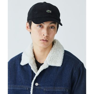 ＜LACOSTE＞ワンポイントワニロゴ・コーデュロイキャップ