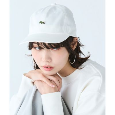 ワンポイントワニロゴキャップ