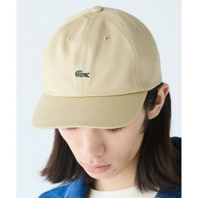 ワンポイントワニロゴキャップ
