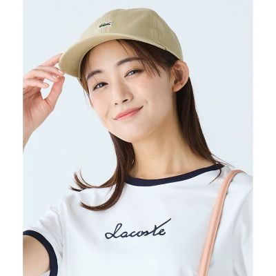 ワンポイントワニロゴキャップ