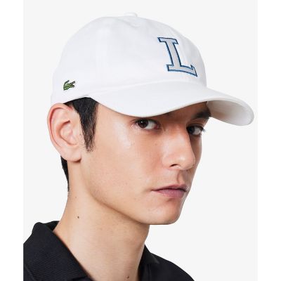 ＜LACOSTE＞コットンツイルＬロゴキャップ