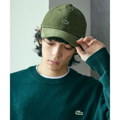 ワンポイントワニロゴ・コーデュロイキャップ | LACOSTE/ラコステ