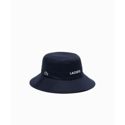 ブランドネームロゴ刺繍エッセンシャルバケットハット | LACOSTE