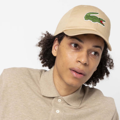 ＜LACOSTE＞ワニロゴ刺しゅう６パネルボールキャップ