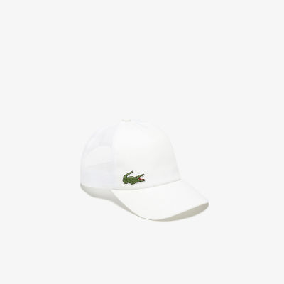 ＜LACOSTE＞ロゴパッチ付きメッシュキャップ