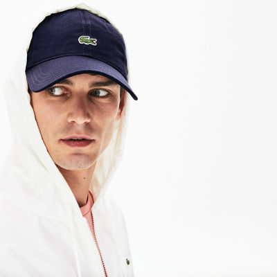 ＜LACOSTE＞ベーシックコットンギャバジンキャップ