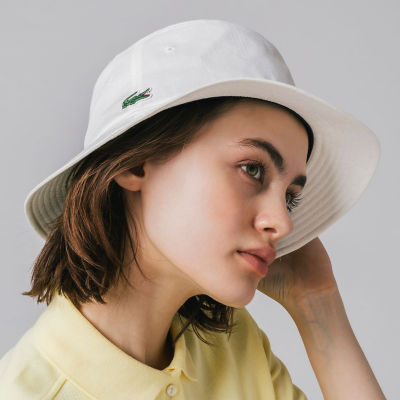 ＜LACOSTE＞シャンブレーバケットハット