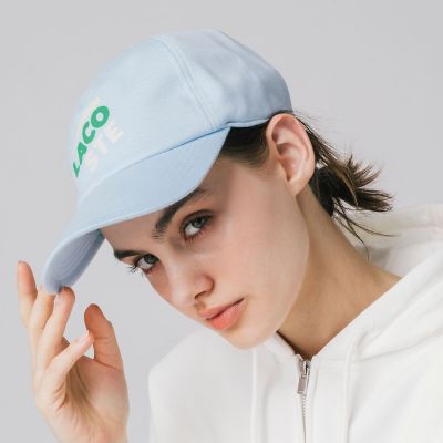 ＜三越伊勢丹/公式＞【SALE】LACOSTE/ラコステ コットンジャージブランドネームロゴキャップ ブルー 帽子【三越伊勢丹/公式】画像