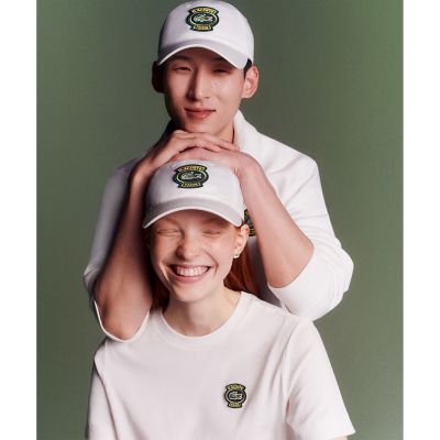 ＜LACOSTE＞【ＥＣ　ｏｎｌｙ】ラコステパリワッペンキャップ