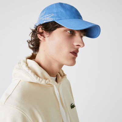 ＜LACOSTE＞ビッグワニロゴプリント６パネルキャッピウ