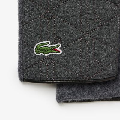 モノグラムキルティングジャージコンビグローブ | LACOSTE