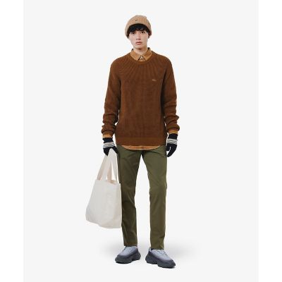 エクストラファインラムウールボーダーニットグローブ | LACOSTE