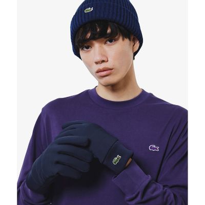 ナイロン×ダンボールニットコンビグローブ | LACOSTE/ラコステ | 三越