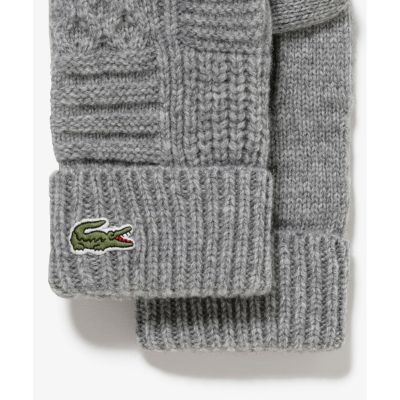 アラン柄ブレンドウールニットグローブ | LACOSTE/ラコステ | 三越