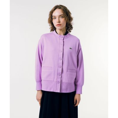 ドルマンスリーブクルーネックスウェットカーディガン | LACOSTE