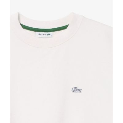 美品✨ラコステ 現行 シーズナルグラフィッククロップドクルーネックスウェット 白 楽天市場】LACOSTE シーズナルグラフィッククロップドクルー
