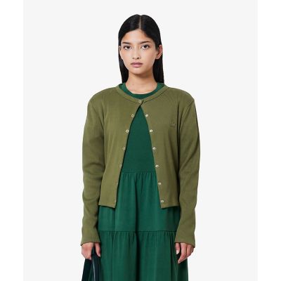 LACOSTE/ラコステ リブジャージカーディガン