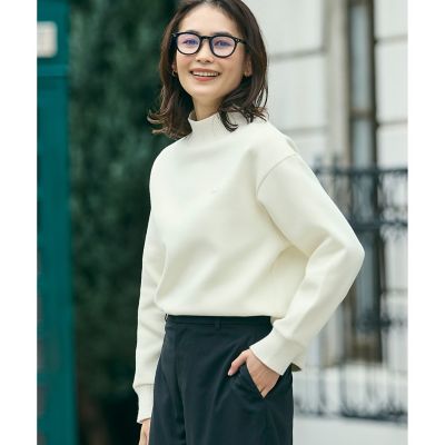 ダンボールニット ハイネックプルオーバースウェット | LACOSTE