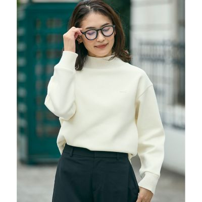 ダンボールニット ハイネックプルオーバースウェット | LACOSTE