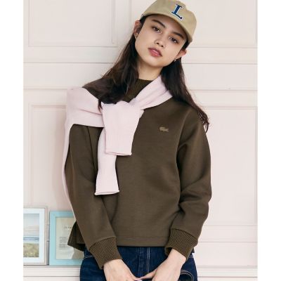 ダンボールニット ハイネックプルオーバースウェット | LACOSTE