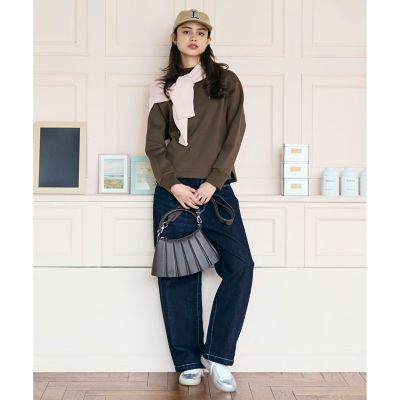 ダンボールニット ハイネックプルオーバースウェット | LACOSTE