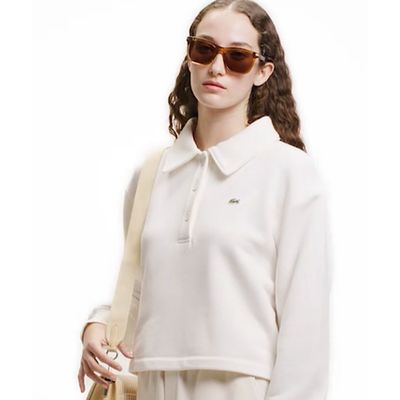 クロップド丈 ポロニットスウェットシャツ | LACOSTE/ラコステ | 三越