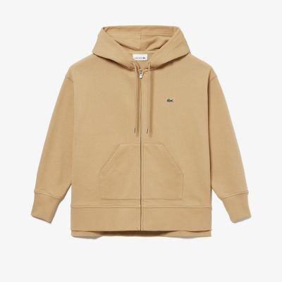 プレミアムスウェットサイドスリットジップパーカ