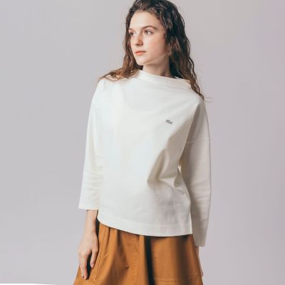 LACOSTE / ラコステ ボトルネックミラノリブプルオーバー トレーナー ボトルネックミラノリブプルオーバー トレーナー | LACOSTE