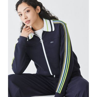 ショルダーニットテーピング ショートトラックジャケット | LACOSTE