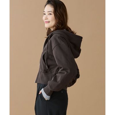 裏パイルクロップドジップフーディー | LACOSTE/ラコステ | 三越伊勢丹