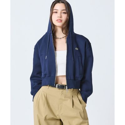 LACOSTE/ラコステ ダブルフェイスジャージジップフーディー ネイビー トップス【三越伊勢丹/公式】