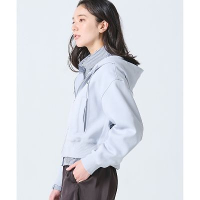 IENA 大人気　ダブルフェイスジップアップフーディー ダブルフェイスジャージジップフーディー | LACOSTE/ラコステ | 三越