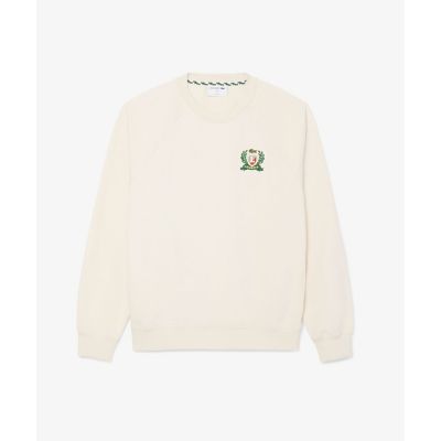 エンブレムステッチフレンチメイドクルーネックスウェット | LACOSTE