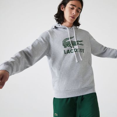 ＜LACOSTE＞クラックワニロゴスウェットパーカ