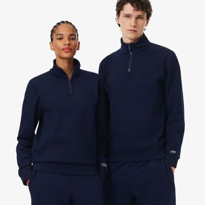 ハイネックエンボスハーフジップスウェットシャツ | LACOSTE/ラコステ 