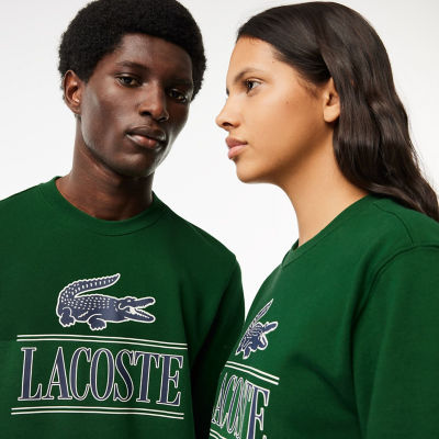 ＜LACOSTE＞【ＥＣ限定】３Ｄプリントクラシッククルーネックスウェット　トレーナー