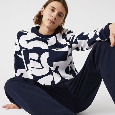 LACOSTE ヘリテージグラフィック クルーネック スウェット ラコステ LACOSTE ヘリテージグラフィッククルーネックスウェット