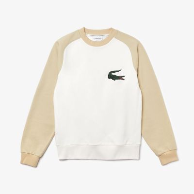 ヘリテージグラフィックステッチラグランクルーネックスウェット 