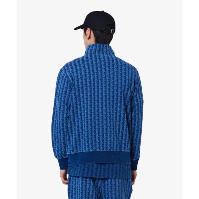 インディゴスウェットモノグラムトラックジャケット | LACOSTE