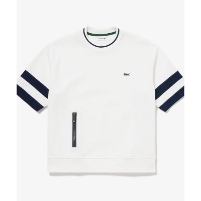LACOSTE 鹿の子地 ロングスリーブ 白&黒の2点セット LACOSTE tシャツ