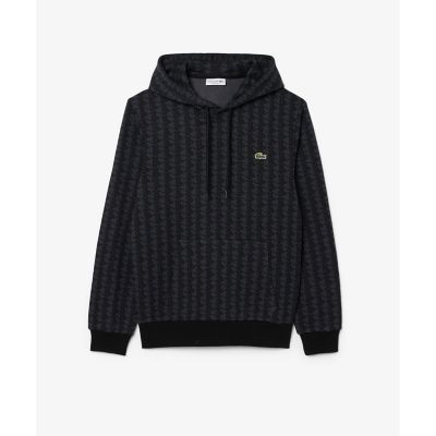 ラコステ ボアワニロゴジップフーデイスウェット オーバーサイズワニロゴステッチスウェットフーディー | LACOSTE