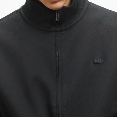鹿の子ダブルジップ ハイネック ドライバーズニット | LACOSTE