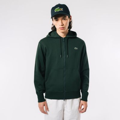 ＜三越伊勢丹/公式＞ LACOSTE/ラコステ プレミアムスウェットジップフーディー ダークグリーン トップス【三越伊勢丹/公式】