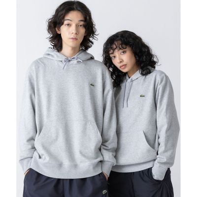 ＜三越伊勢丹/公式＞ LACOSTE/ラコステ プレミアムスウェットフーディー グレー トップス【三越伊勢丹/公式】