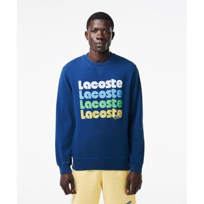 ＜LACOSTE＞リピートネームプリントクルーネックスウェット