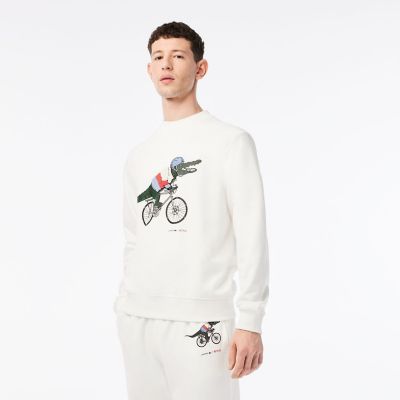 Ｌａｃｏｓｔｅ ｘ Ｎｅｔｆｌｉｘ』 アレンジワニロゴクルーネック