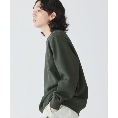 ワントーンクルーネック 鹿の子ニット ／ 鹿の子スウェット トレーナー