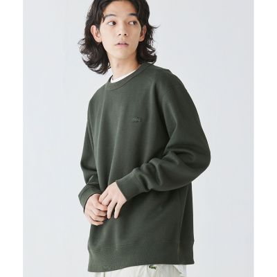 ワントーンクルーネック 鹿の子ニット ／ 鹿の子スウェット | LACOSTE